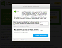 Tablet Screenshot of opiniohelvetica.ch